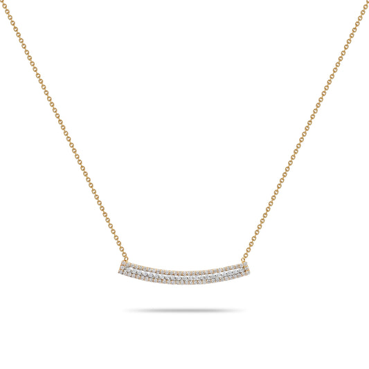 Linear Diamonds Necklace