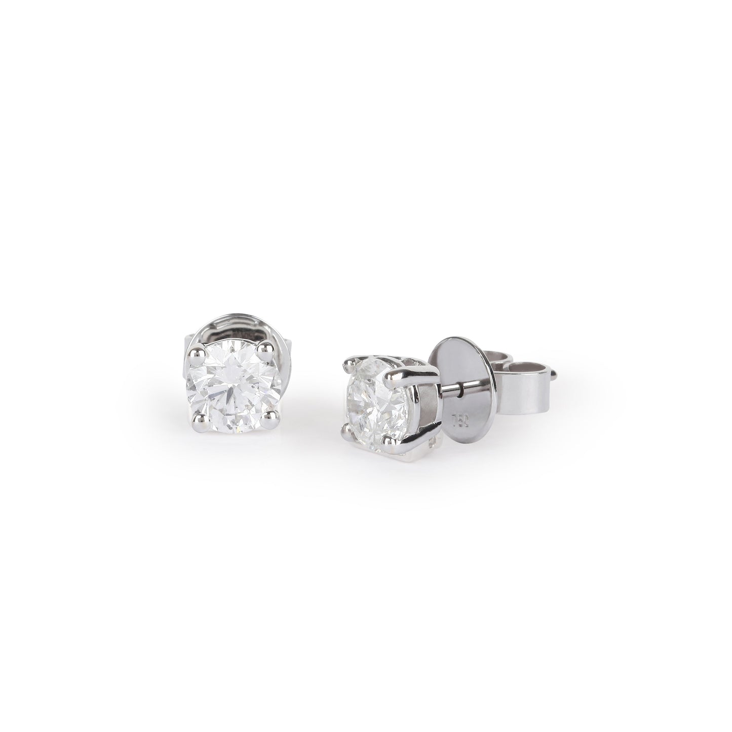 Certified Solitaire Diamond Stud Earrings | Best Diamond Stud Earrings
