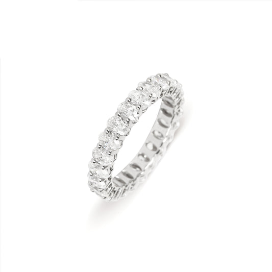 Oval Diamond Eternity Band | diamond rings | eternity ring