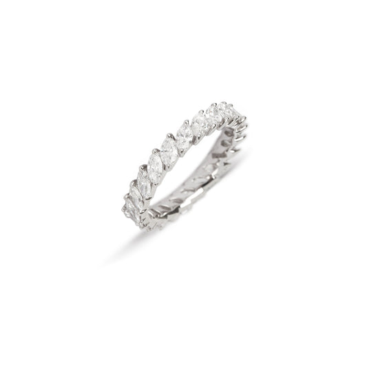 Marquise Diamond Eternity Band | diamond rings | eternity ring online