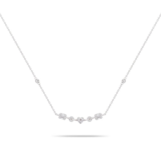 Multi-Cut Diamond Necklace | Diamond Necklace | Best Jewellery Online