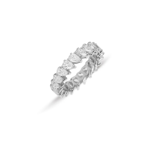 Pear Diamond Eternity Band | diamond rings | eternity ring