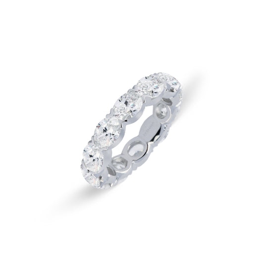 Oval Cut Eternity Band