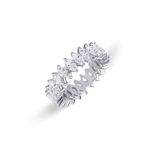 Marquise Cut Eternity Band