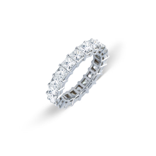 Princess Cut Eternity Band