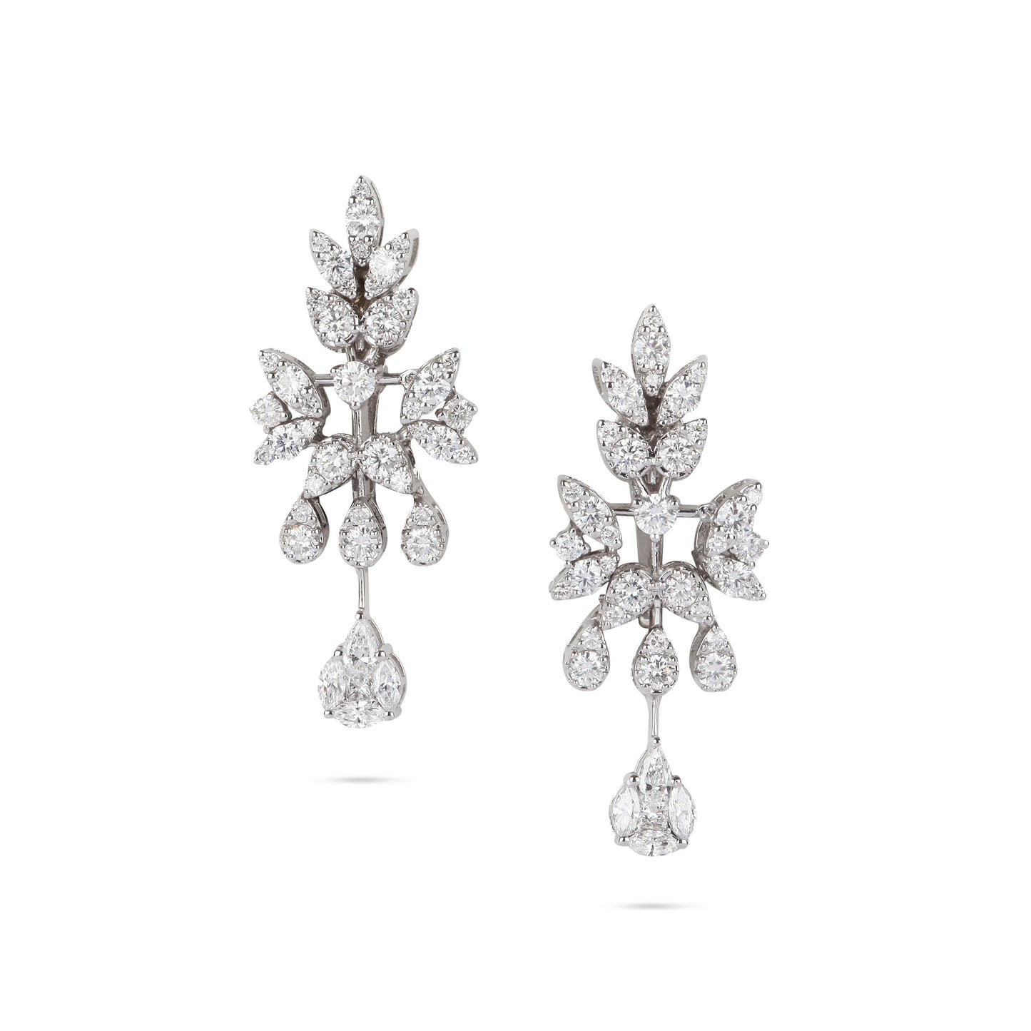 Marquise Drops Diamond Earrings | Order earrings online 