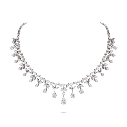 Marquise Drops Diamond Collar Necklace | Diamond Necklace | Diamond Necklace Online