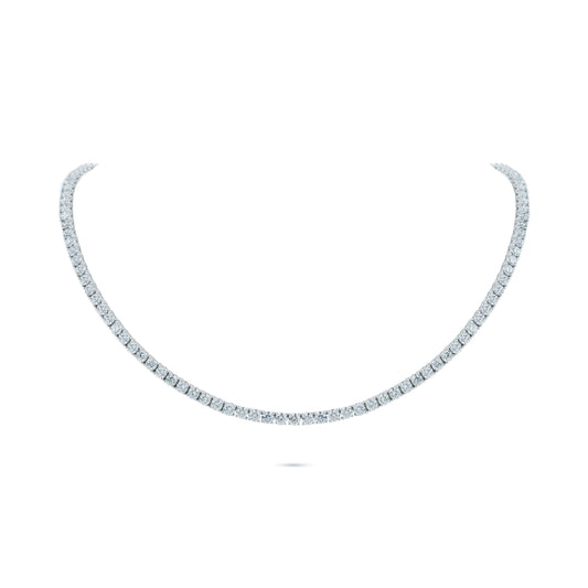 17.81 Carats Diamond Tennis Necklace