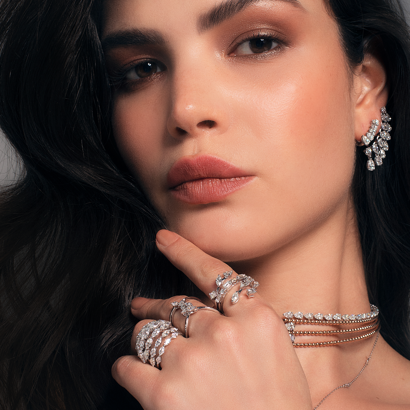 Floating Marquise Linear Diamond Ring | diamond rings | diamond rings for women