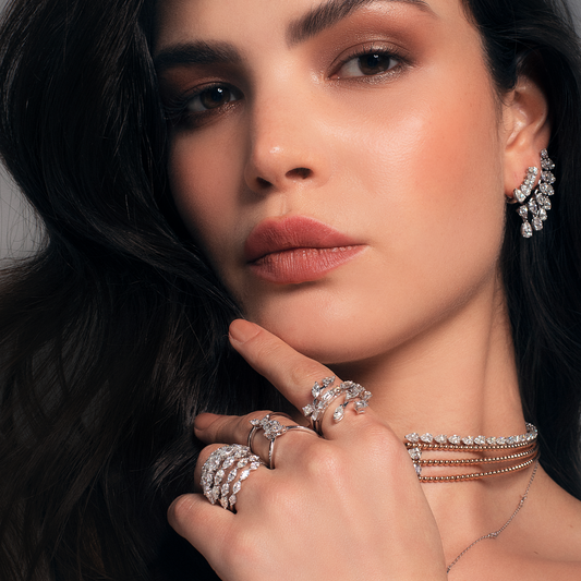 Multi-Band Graduated Diamond Ring | diamond jewelers | diamond rings