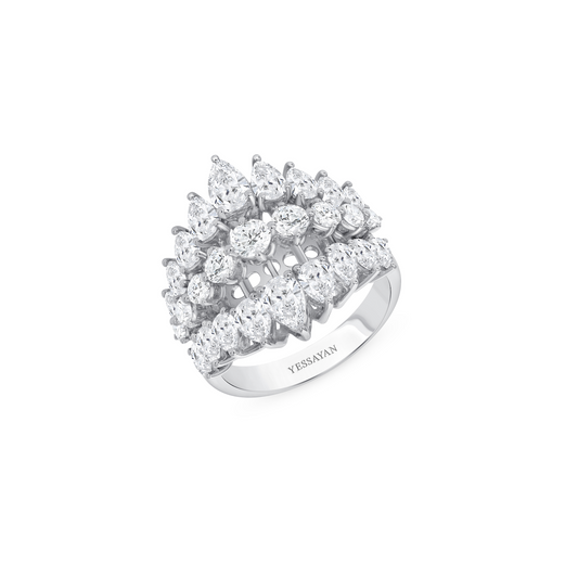 The Royal Diamond Cocktail Ring
