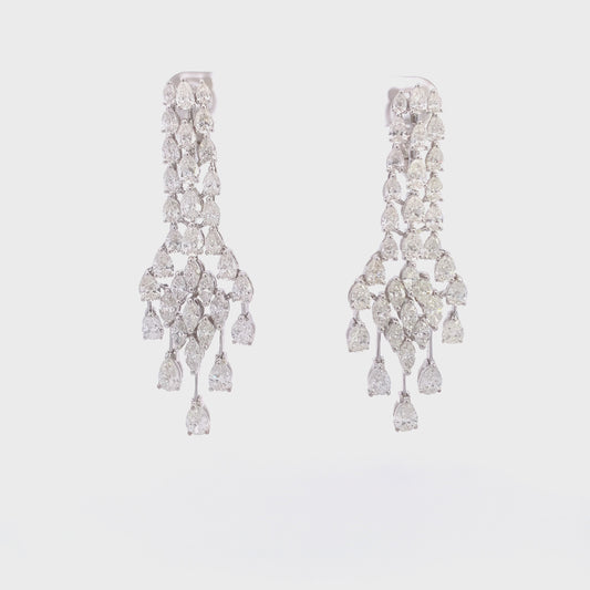 Chandelier Diamond Drop Earrings