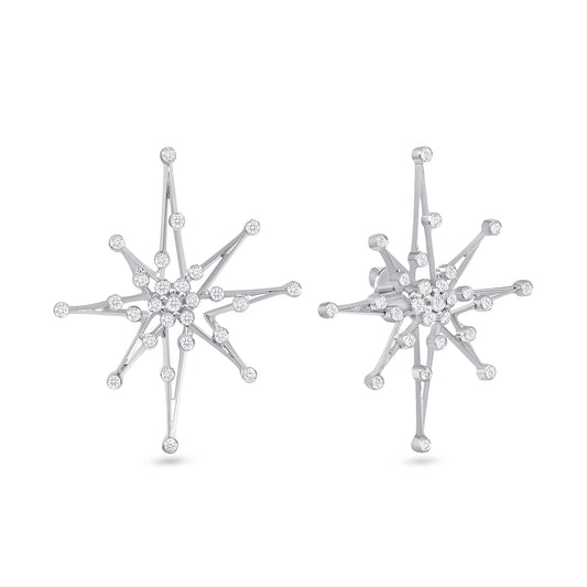 Starburst Diamond Earrings