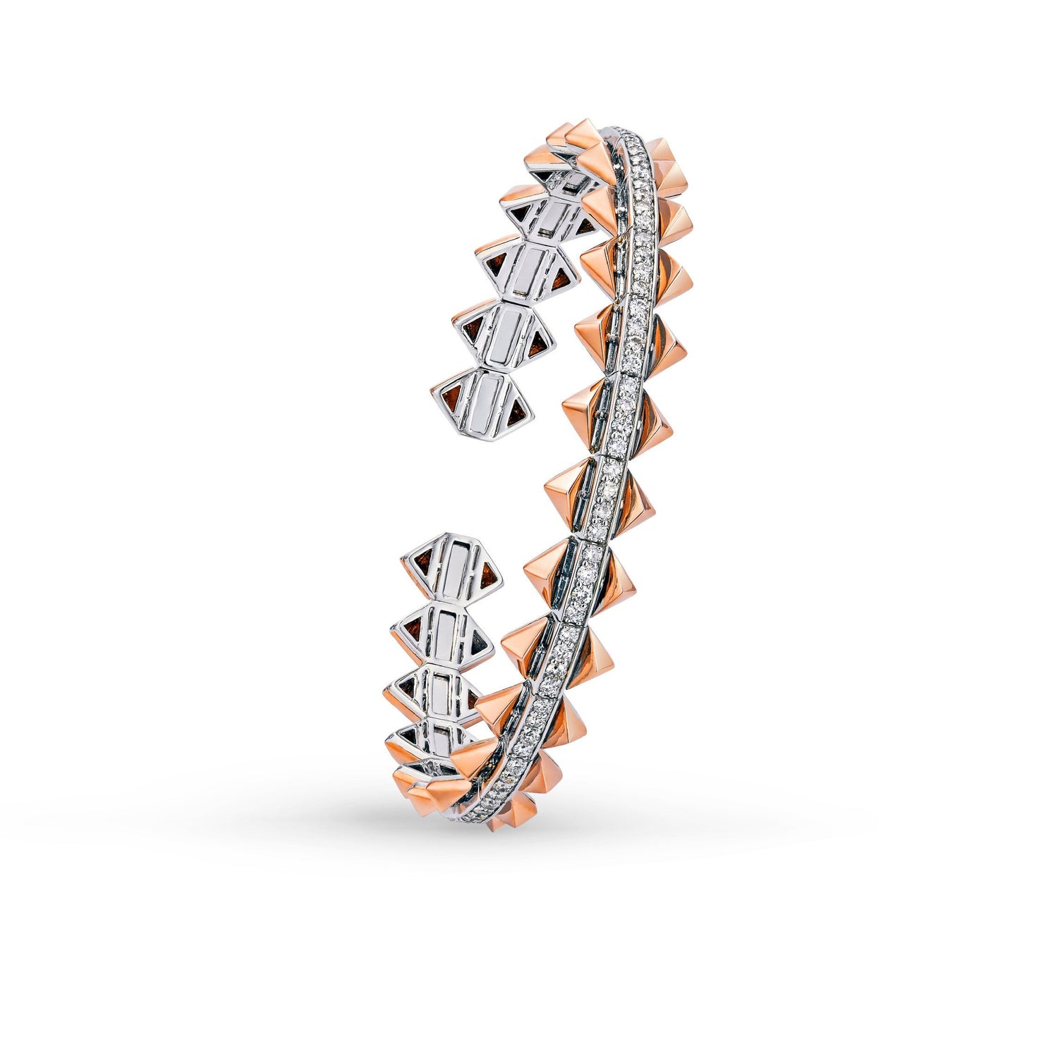 Okre by Yessayan - Spike Rose Gold & Diamond Bracelet | Diamond Bracelet