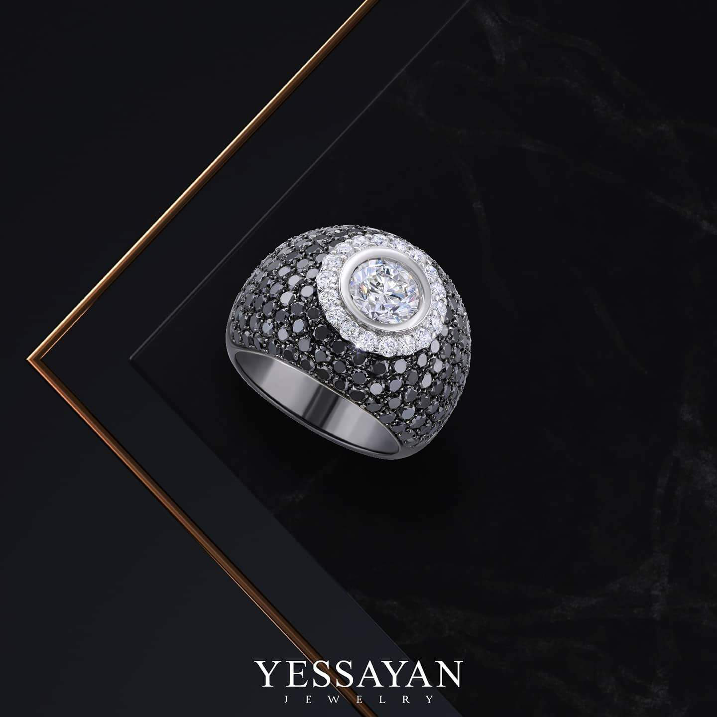 Black Diamond Solitaire | Diamond Ring | Diamond Solitaire Ring