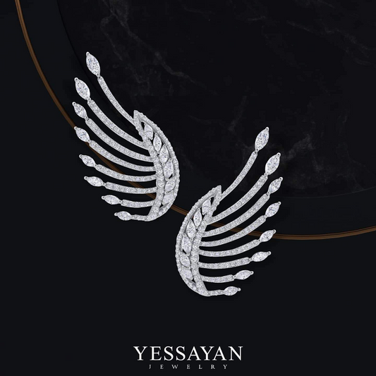 Cuff Diamond Earrings | Order earrings online