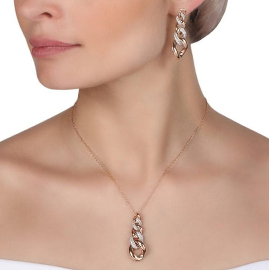 Cuban Link Drop Diamond Chain Earrings | Diamond Buy Jewelry Online
