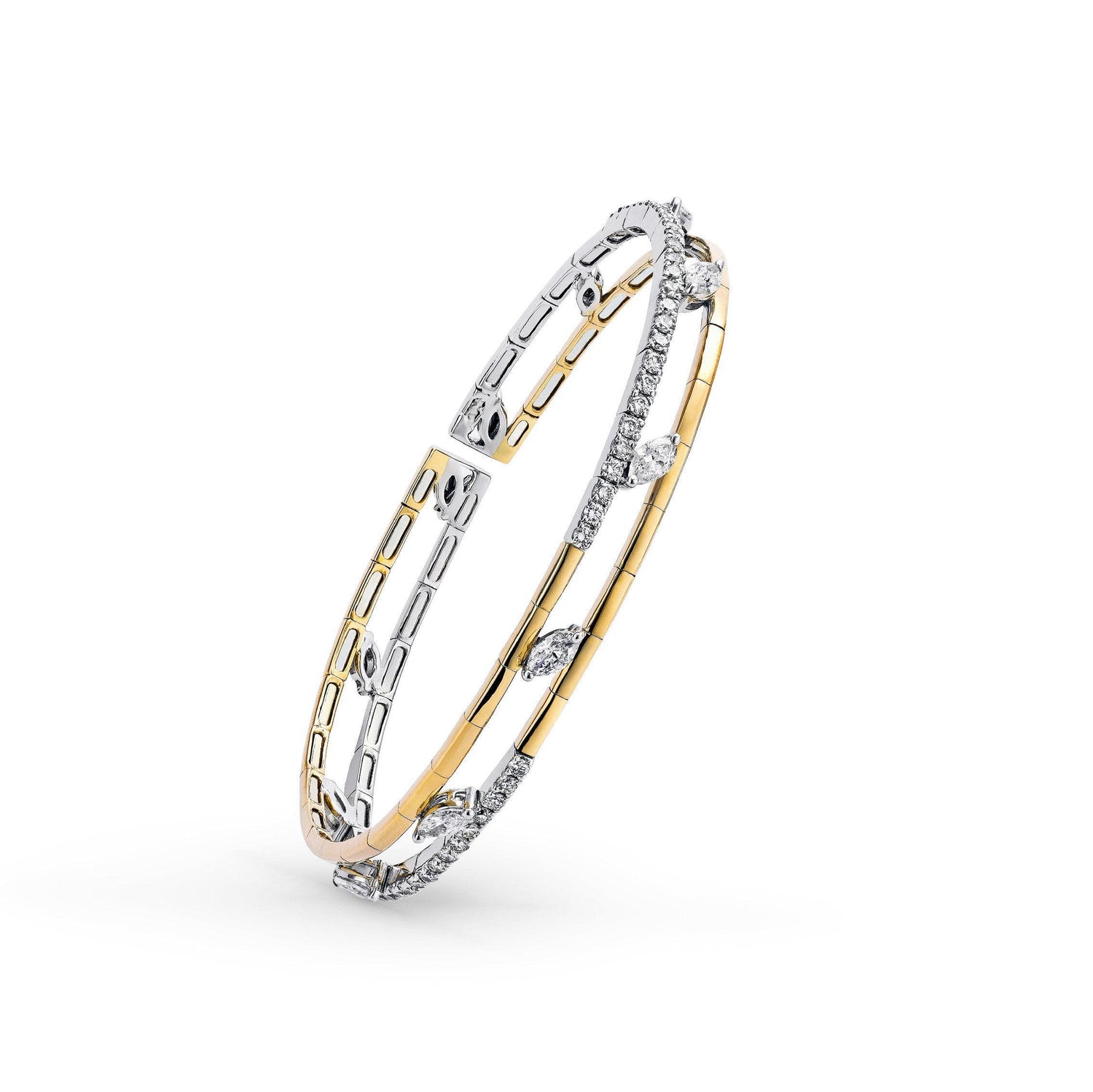 Okre by Yessayan - Yellow Gold Diamond Bracelet | diamond bracelet | Best places to buy jewelry